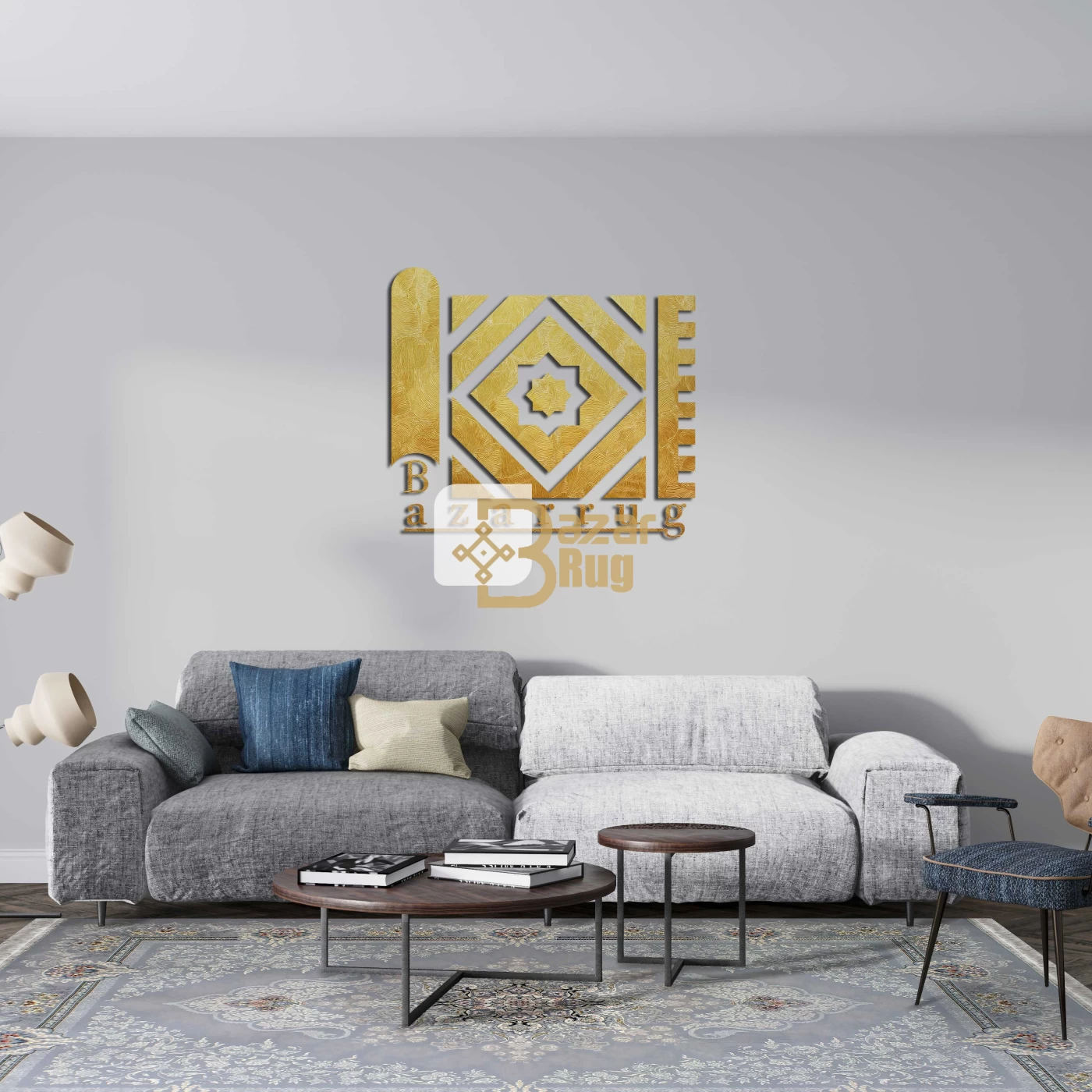 فرش ماشینی 700 شانه تراکم 2550 طرح دنیز نقره ای