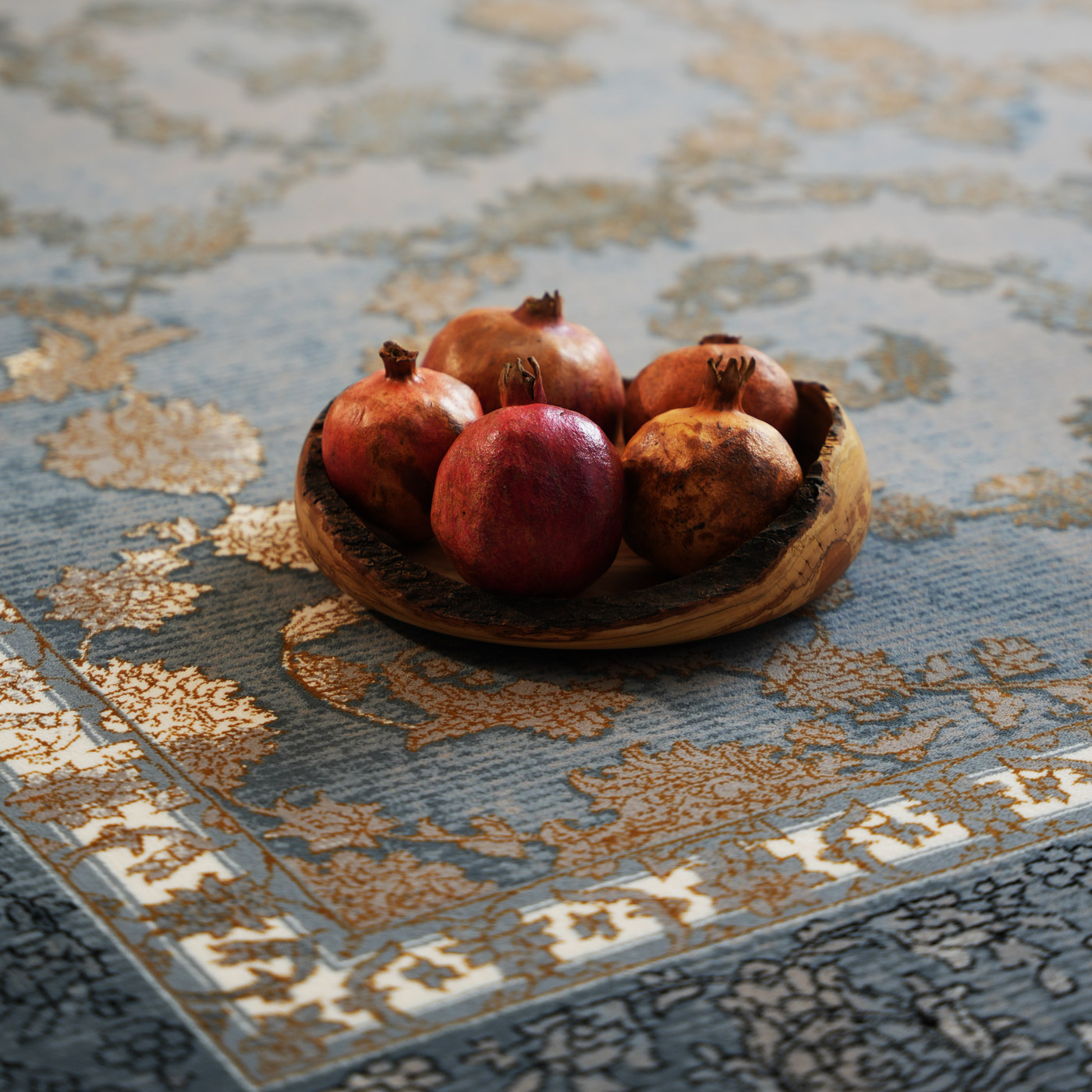 فرش ماشینی 700 شانه تراکم 2550 طرح السا دودی