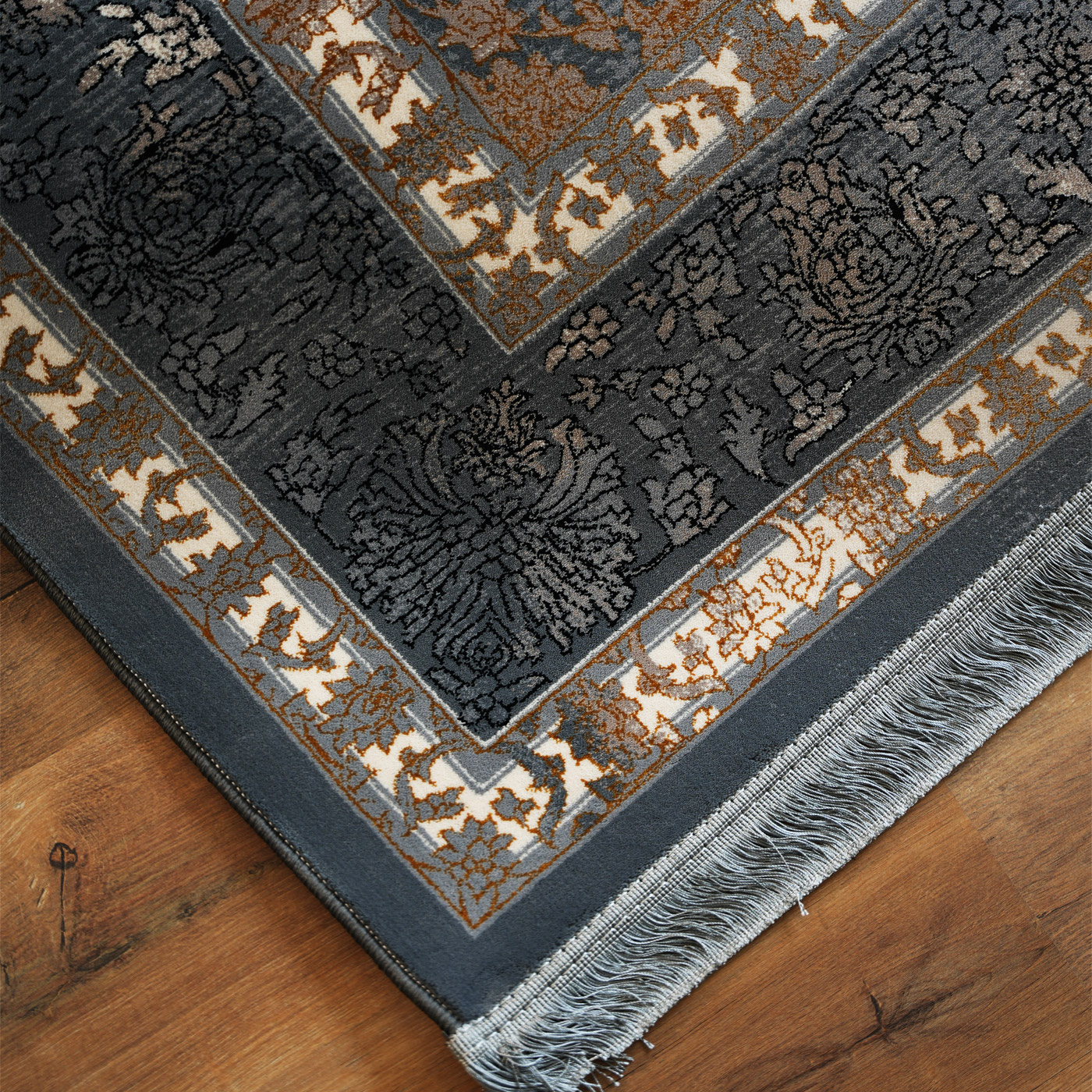 فرش ماشینی 700 شانه تراکم 2550 طرح السا دودی