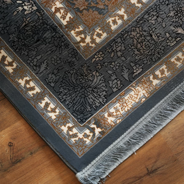 فرش ماشینی 700 شانه تراکم 2550 طرح السا دودی