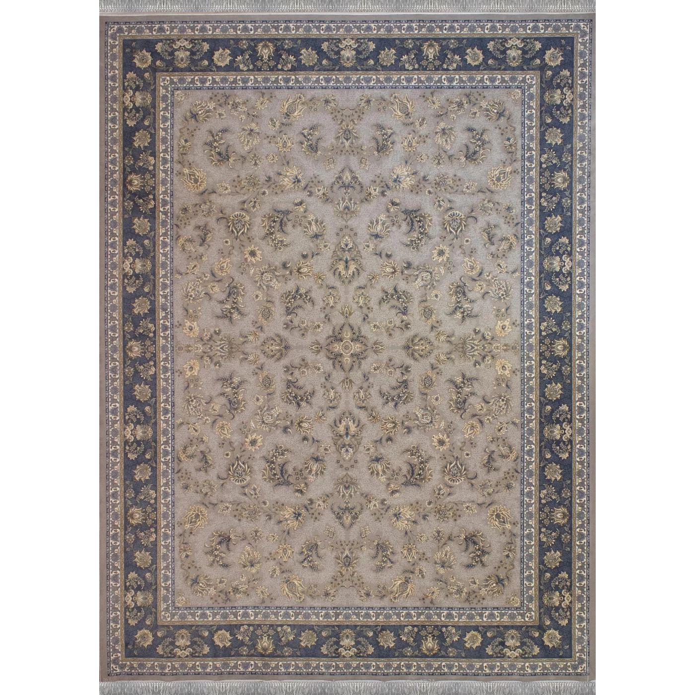 فرش ماشینی 700 شانه تراکم 2550 طرح فرنوش ترمه ای