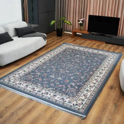 Machine Made Rug 700 Reeds Density 2550 Gilda Smoky Gray - Bazar Rug - 700 Reeds Machine Made Carpet