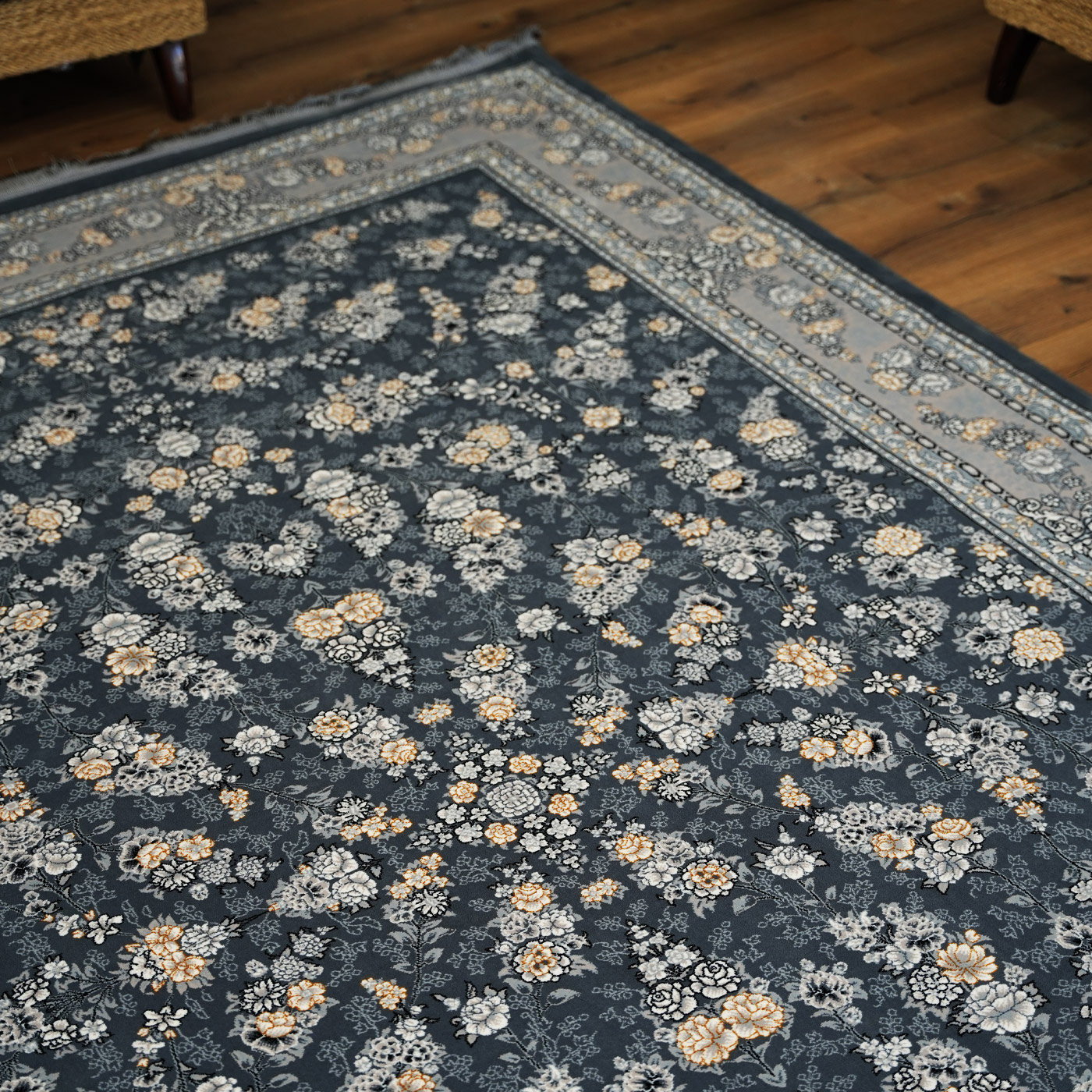 فرش ماشینی ۷۰۰ شانه تراکم ۲۵۵۰ طرح ژینا دودی