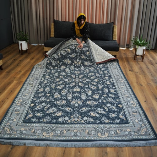 فرش ماشینی ۷۰۰ شانه تراکم ۲۵۵۰ طرح ژینا دودی