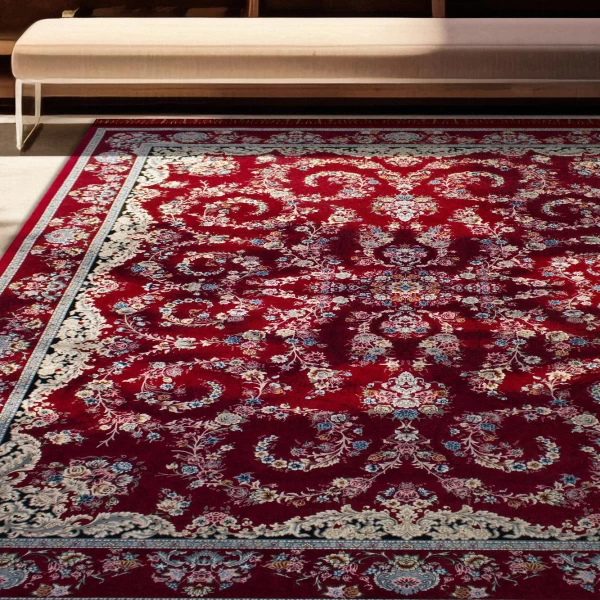 فرش ماشینی 700 شانه تراکم 2550 طرح  محیا روناسی