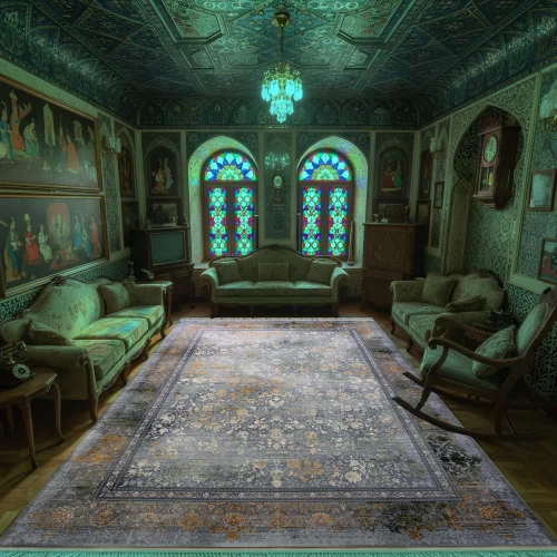 فرش ماشینی ۷۰۰ شانه تراکم ۲۵۵۰ طرح مارینا آبی دودی