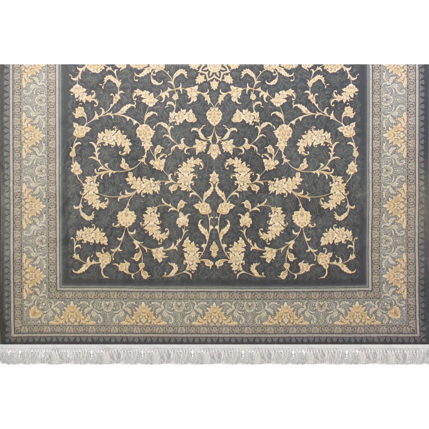 فرش ماشینی 700 شانه تراکم 2550 طرح نگار دودی