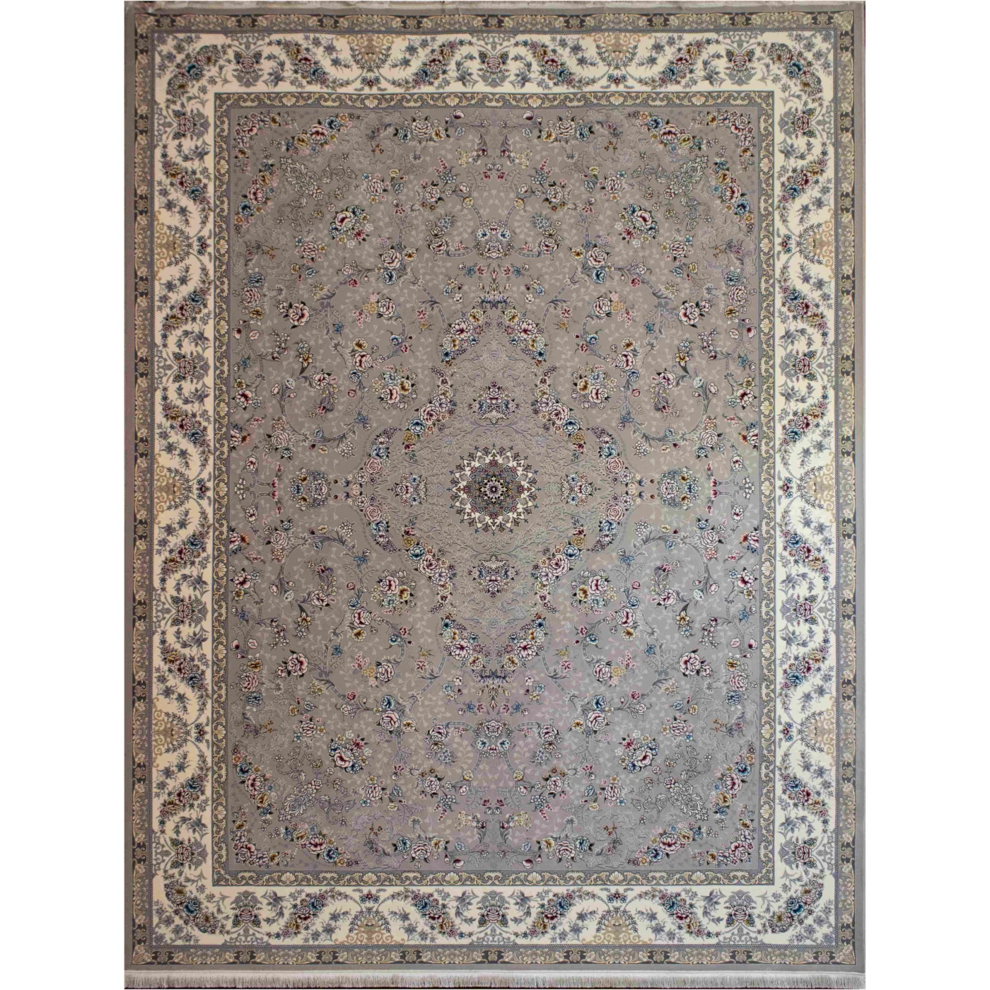 فرش ماشینی 700 شانه تراکم 2550 طرح پروانه ترمه ای