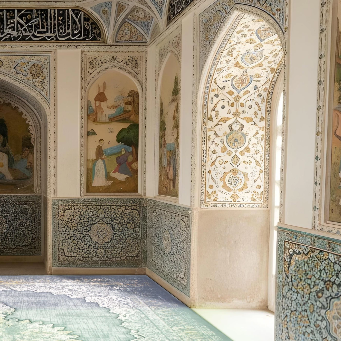 فرش ماشینی ۷۰۰ شانه تراکم ۲۵۵۰ طرح رها دودی