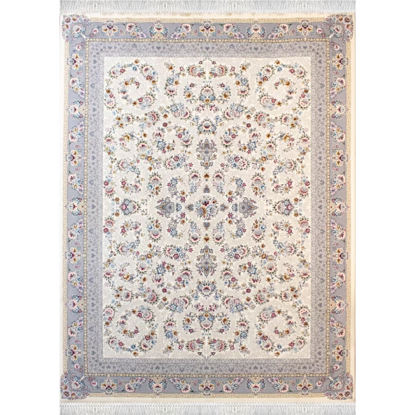 Machine made carpet 700 reeds 2550 density Sahel design in cream