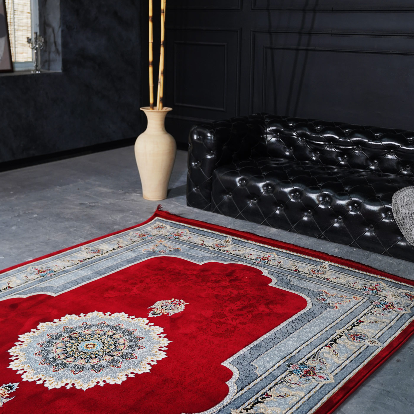 فرش ماشینی 700 شانه تراکم 2550 طرح سرور لاکی