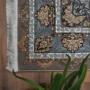 فرش ماشینی 700 شانه تراکم 2550 طرح شیفته ترمه ای