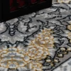 فرش ماشینی 700 شانه تراکم 2550 طرح شیفته ترمه ای