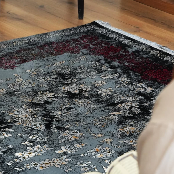 سجادة آلية الصنع ٧٠٠ شانه تراكم ٢٥٥٠ نقشة سپيده باللون الكحلي