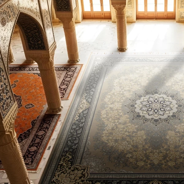 Machine made Carpet  700 Reed 2550 Density  Tandis Termeh