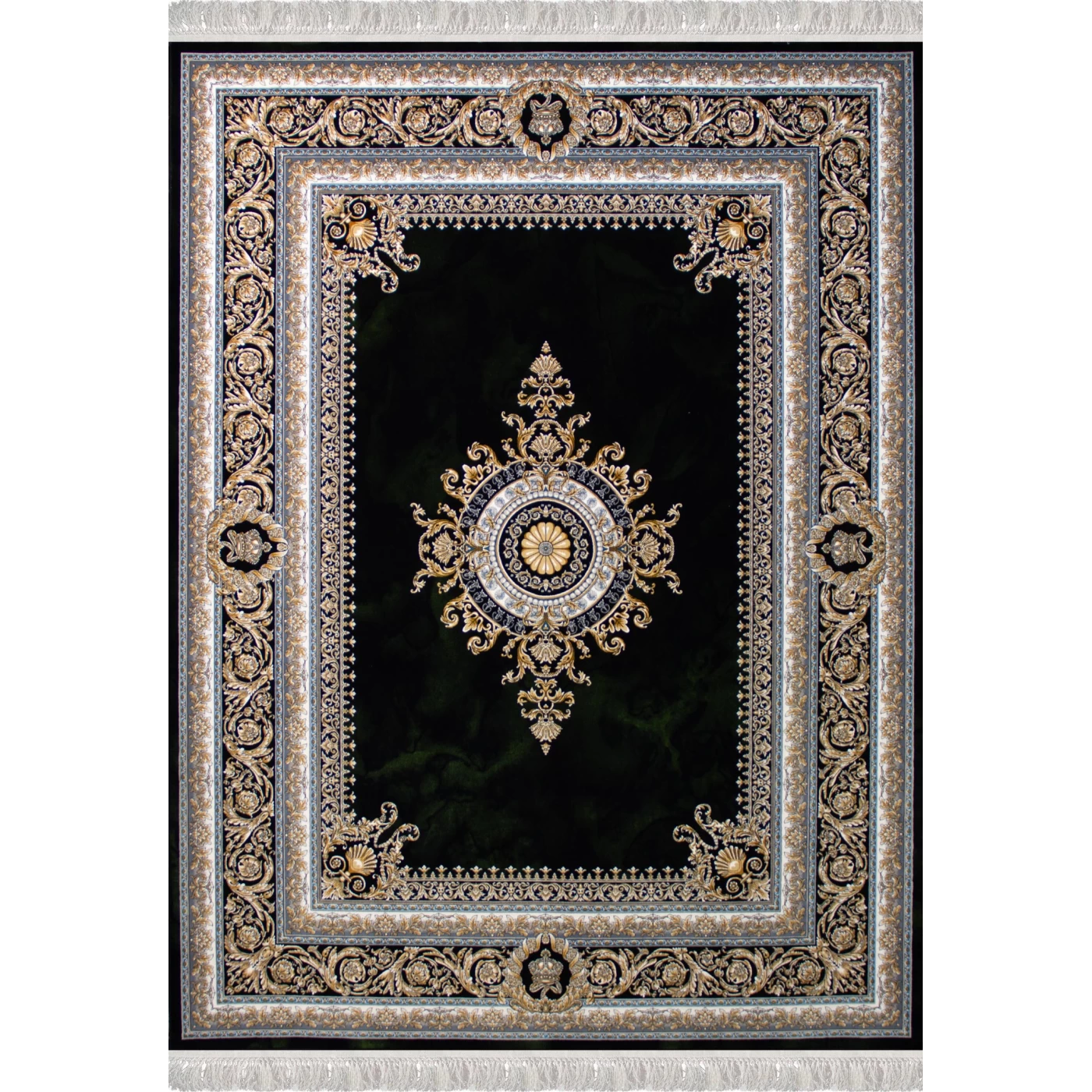 فرش ماشینی 700 شانه تراکم 2550 طرح تندیس دودی