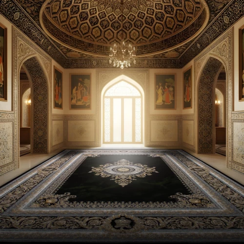 فرش ماشینی ۷۰۰ شانه تراکم ۲۵۵۰ طرح جیوا سبز سرمه‌ ای