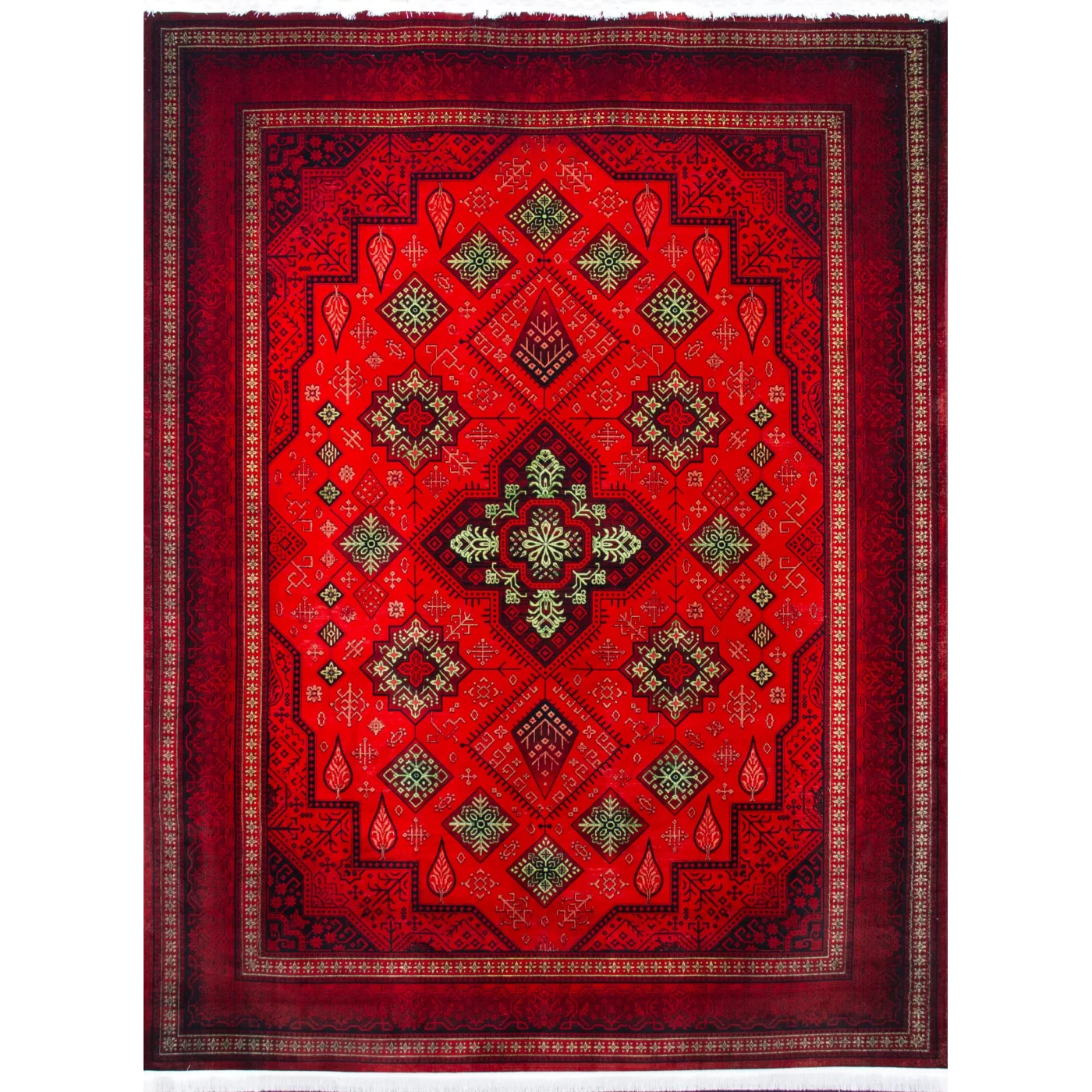 فرش ماشینی 700 شانه تراکم 2550 طرح 1136روناسی