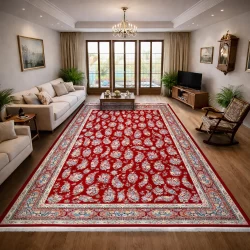 فرش ماشینی 700 شانه تراکم 2550 طرح4113روناسی