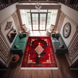 Machine-Made Carpet 700 Reeds, Density 2550, Design 4118 Ronasi - Bazar Rug - 700 Reeds Machine Made Carpet