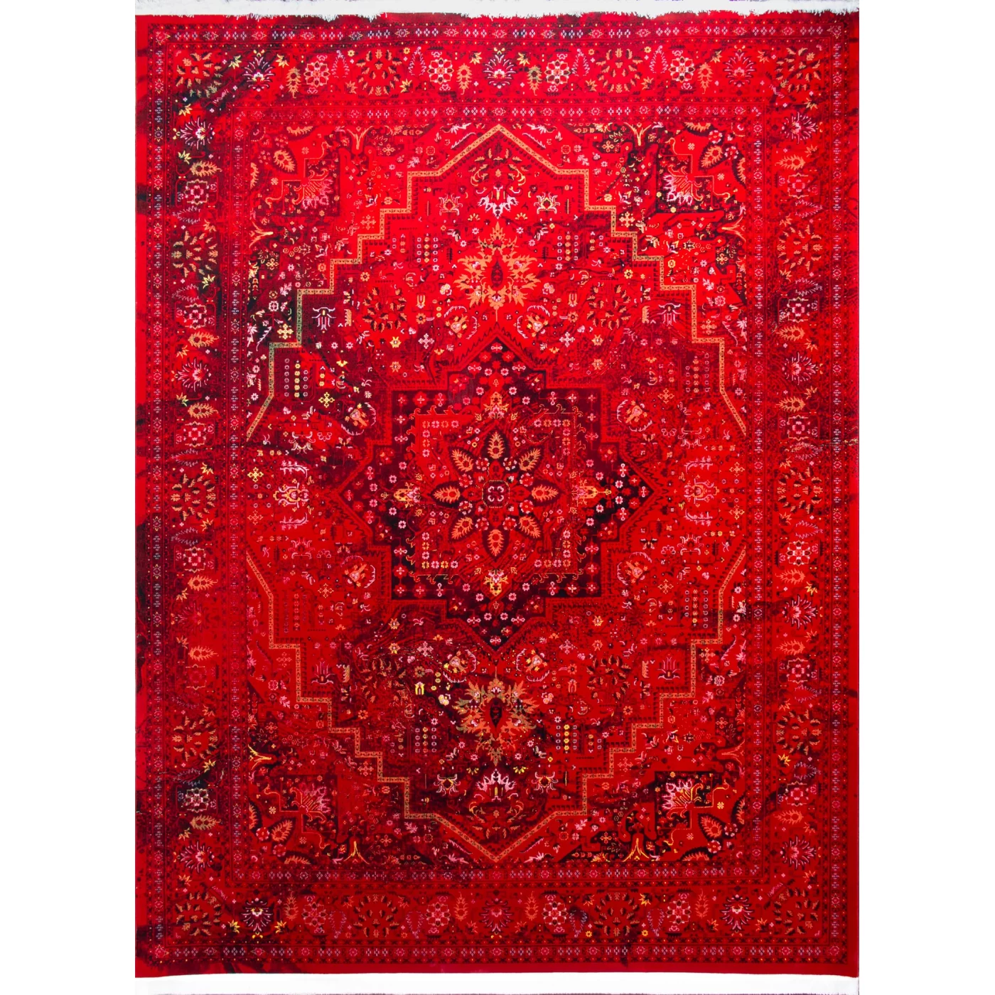 فرش ماشینی 700 شانه تراکم 2550 طرح4616روناسی