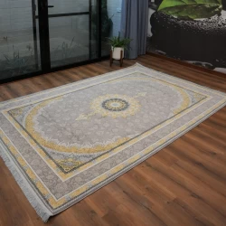 Machine made carpet 1200 reeds 3600 density Royan design Fili color - Bazar Rug - 1200 Reeds Machine Made Carpet