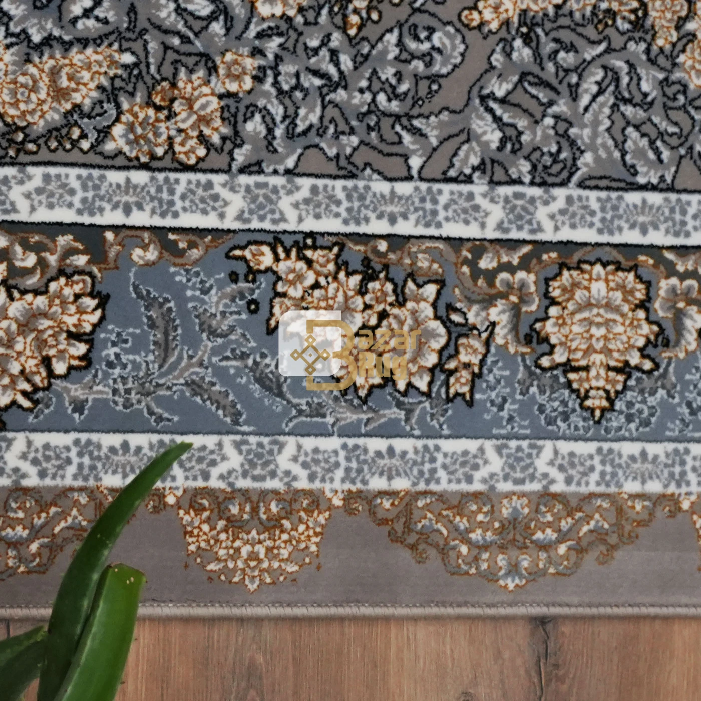 فرش ماشینی 700 شانه تراکم 2550 طرح شیفته ترمه ای