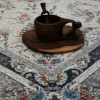 فرش ماشینی 1200 شانه تراکم 3600 طرح روشنک کرم