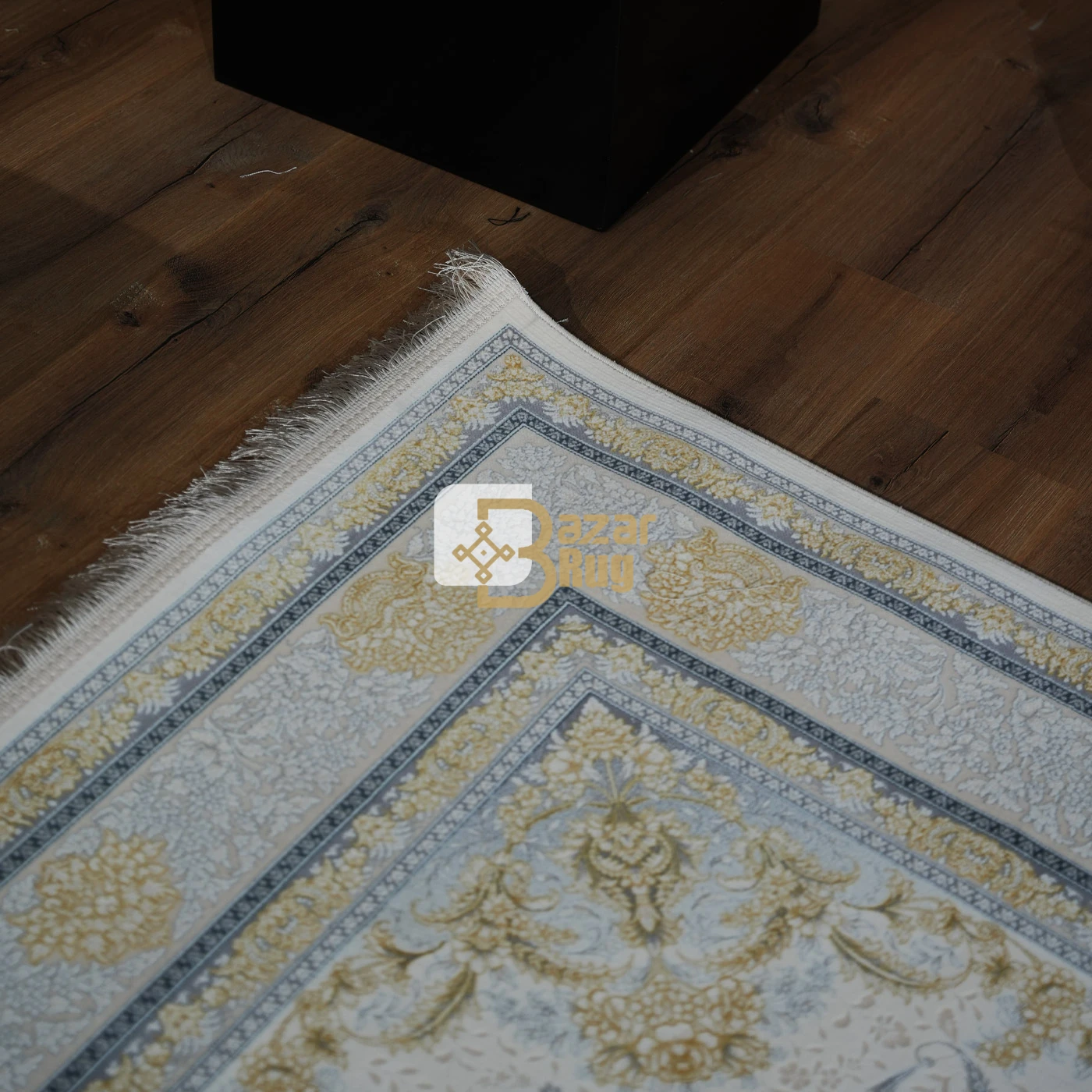 فرش ماشینی 1200 شانه تراکم 3600 طرح رایان کرم