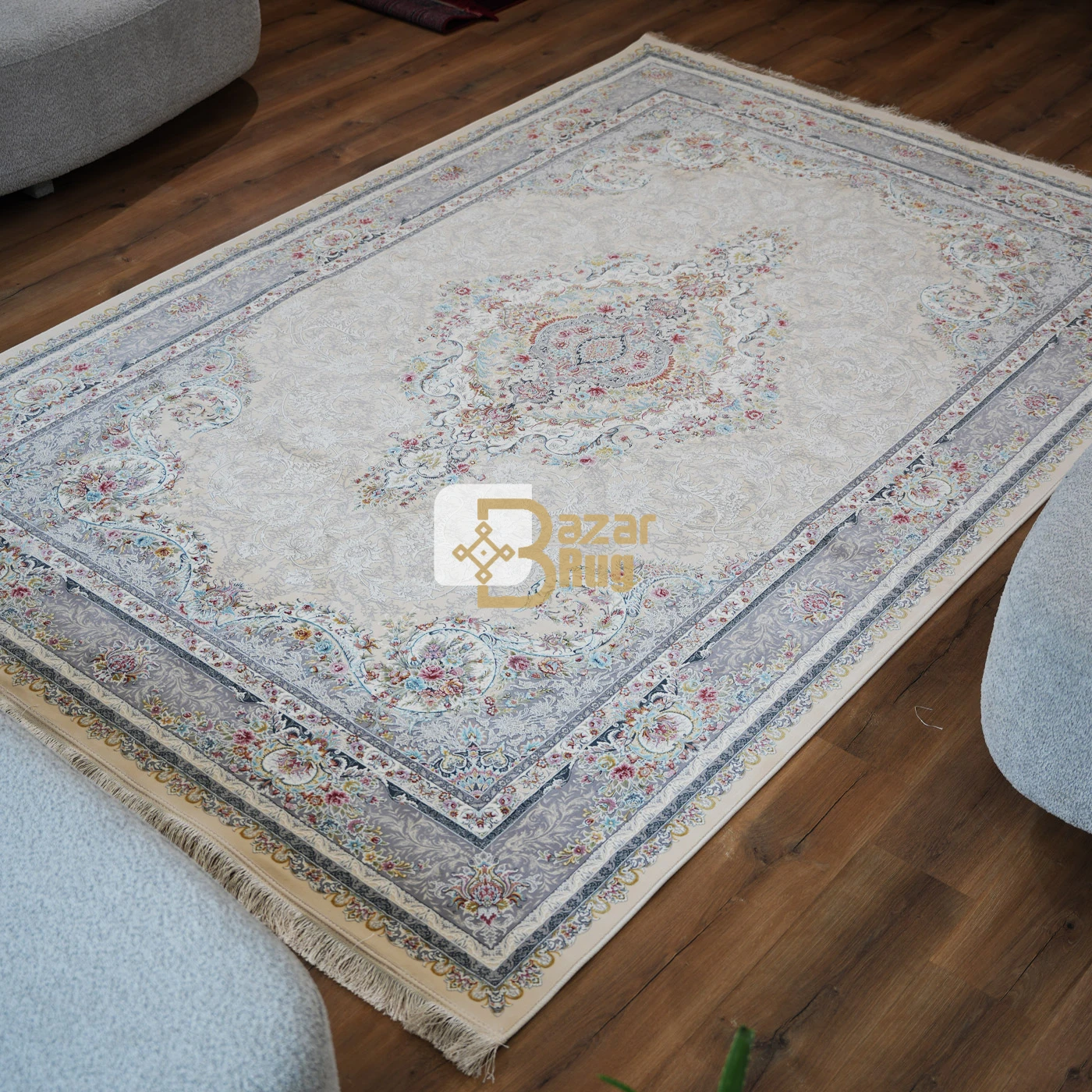 فرش ماشینی 1200 شانه تراکم 3600 طرح تبریز