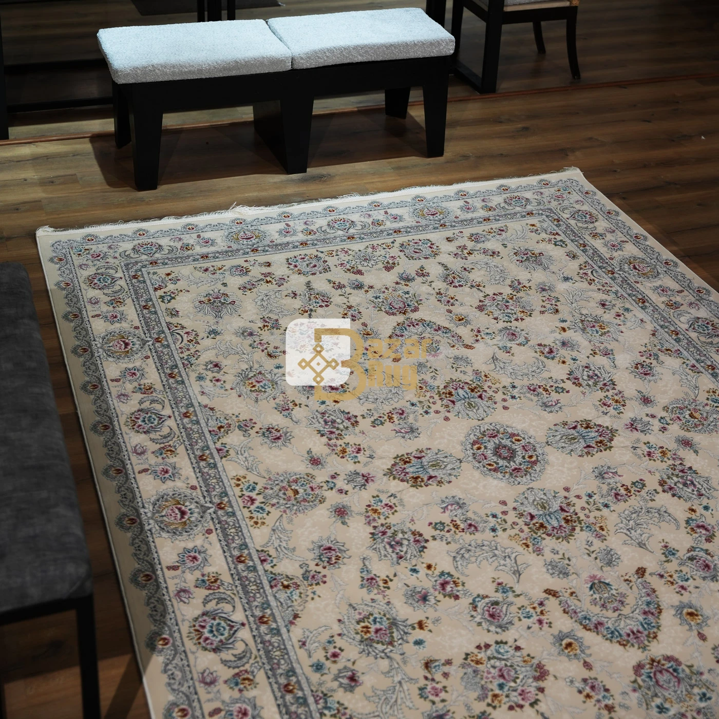 فرش ماشینی 1200 شانه تراکم 3600 طرح شیرین