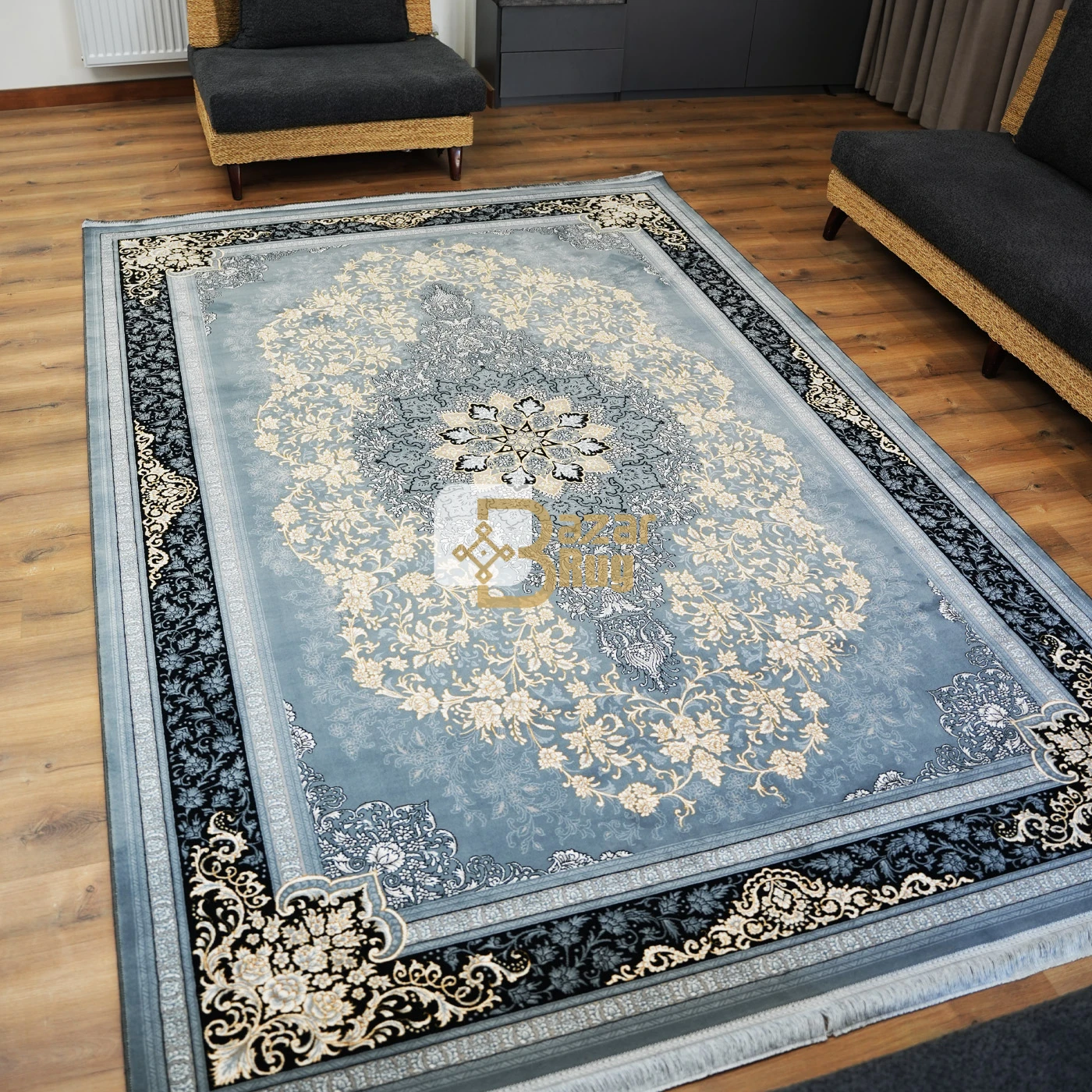 فرش ماشینی 700 شانه تراکم 2550 طرح تندیس