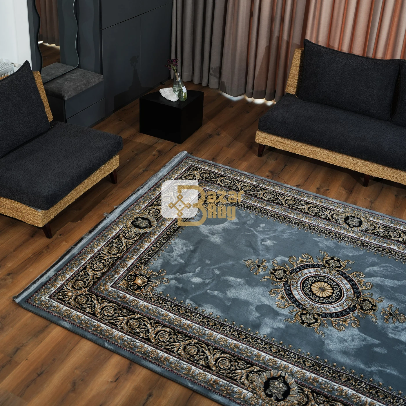 فرش ماشینی 1200 شانه تراکم 3600 طرح جیوا