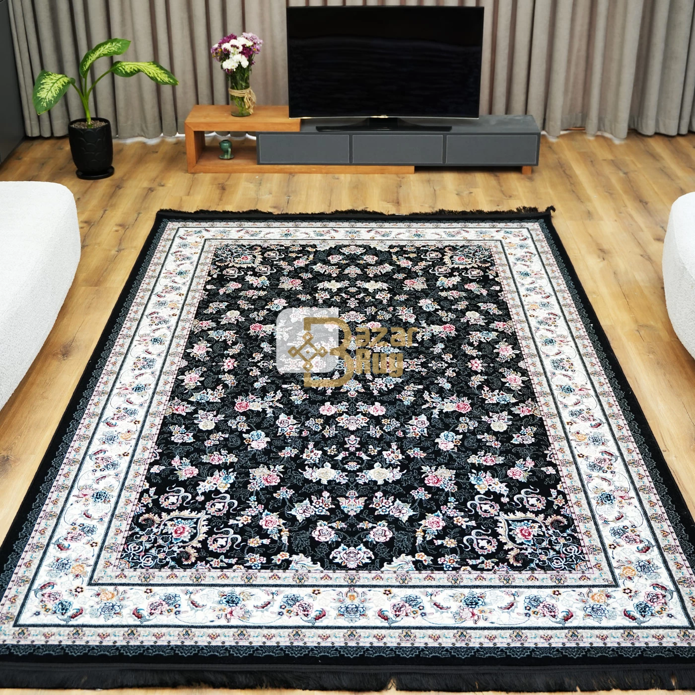 فرش ماشینی 700 شانه تراکم 2550 طرح گیلدا