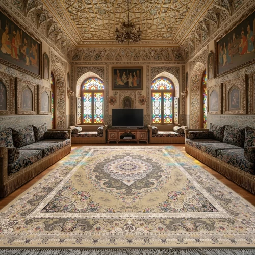  فرش ماشینی ۱۲۰۰ شانه تراکم ۳۶۰۰ گل برجسته طرح خجسته بژ 