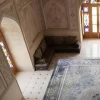 فرش ماشینی ۷۰۰ شانه تراکم ۲۵۵۰ طرح پالاس آبی