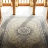 فرش ماشینی 700 شانه تراکم 2550 طرح تندیس ترمه ای
